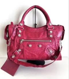 激レア☆最終価格Balenciagaパープル BIGスタッズジャイアントゴールド 