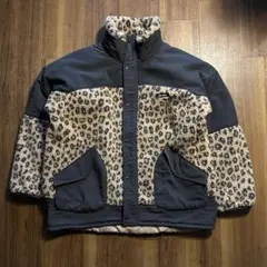 【niko and… レオパード切替 ボアジャケット】