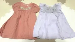 プティマイン ワンピース 2点セット 80cm