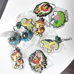 ガチャ　ポケモン ポケモンラバーマスコット　キーホルダー　9個セット　まとめ販売