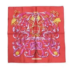 美品⭐︎お値下げHERMÈS エルメス　赤大判スカーフ 2025年最新】エルメス スカーフ 赤の人気アイテム - メルカリ