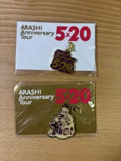【嵐】5×20 チャーム 2点 紫
