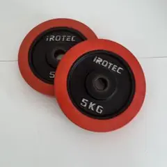アイロテックiROTEC 5kg ダンベルプレート ２枚