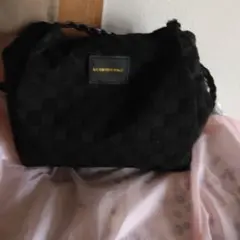 FASHION & BAG ブラックショルダーバッグ