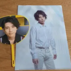 嵐 二宮和也 ニノ クリアファイル ミニうちわ