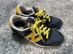 New Balance 996 ネイビー イエロー スニーカーのサムネイル