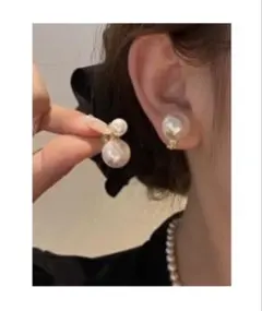 パール ゴールド イヤリング セット