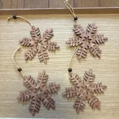 クリスマスオーナメント　雪の結晶