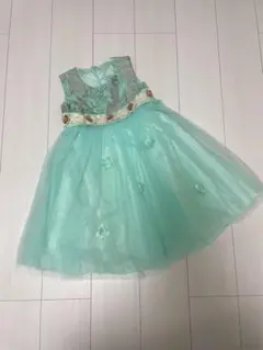 値下げ！発表会にミントグリーン フォーマルドレス　130㎝