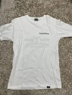 Schott Bros. ホワイト Tシャツ