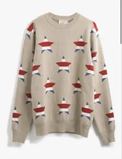 MAISON KITSUNE ウール カシミヤ スター プルオーバー ニットのサムネイル