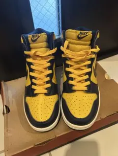 1998年製　Nike DUNK ミシガン イエロー/ネイビー 紺黄 ナイキ