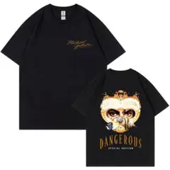 マイケル・ジャクソン『DANGEROUS』Tシャツ Ｍ【２枚目以降に現物画像有】
