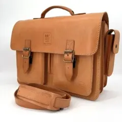 美品】Leder Wolf ドクターバッグ ヌメ革 高級 ミニボストン 旅行
