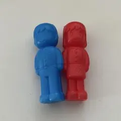 ニューブロック パーツ 部品 人 レッド ブルー 女の子 男の子