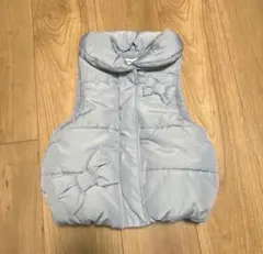 【匿名発送】120サイズ　リボン付き　ダウンベスト