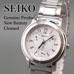 稼働 SEIKO LUKIA デイデイト 腕時計 新品電池 クォーツ
