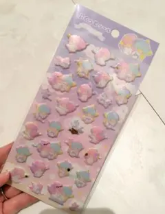 新品！　ぷくっとシール　リトルツインスターズ　キキララ　サンリオ