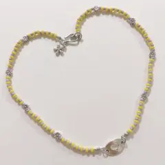 no.510／a'moureveビーズネックレス　ハンドメイド　古着　韓国