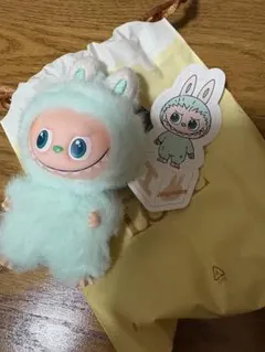 ラブブ イニシャル アルファベット POP MART MONSTERS I 緑