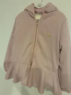 ケイトスペード　ピンク フリル裾 パーカー