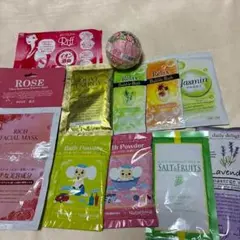 フェイスマスク 入浴剤 サンプル　12点セットのサムネイル