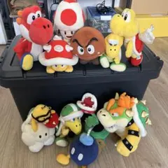 マリオ ピカチュウ マスコット ボールチェーン付きキーホルダー