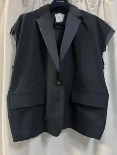 サカイsacai suitingジャケット ブラック クリーニング済のサムネイル