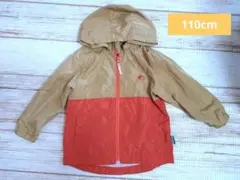 LOGOS キッズジャケット 110 ベージュ/オレンジ レインコート