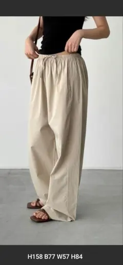 CANAL JEANパンツ ベージュ
