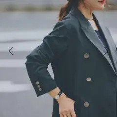 EiiS エス GLOBAL WORK ダブルロングジャケット 高山直子 XS
