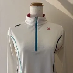 prince テニスウェア　ハーフジップ　スタンドカラー