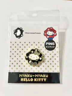 黒ミャクミャク サンリオ ハローキティ/ピンバッジ
