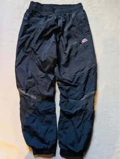 Nike ナイキブラック レトロテックストレートパンツ L