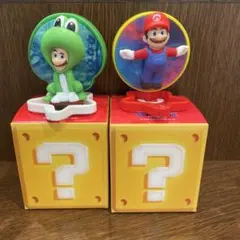 マリオ&ルイージ　フィギュア　ハッピーセット　マリオギャラクシームービー　マック
