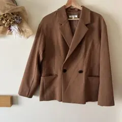 MOUSSY マウジー　ブラウン テーラードジャケット　2(M)のサムネイル