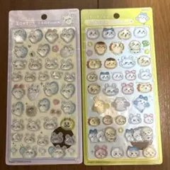 ちいかわ　ボンボンドロップシール　第2弾2枚セット　モモンガ　みんな　ニコニコ