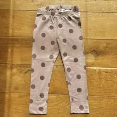 H&M ドット柄レギンス104 3-4y