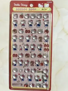 正規品◆ボンボンドロップシール ミニ ハローキティ レッド