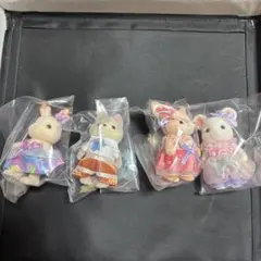 シルバニアファミリーどきどきフレンズ　ゆめいろマリン人形セット４種コンプリート