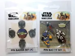 スターウォーズ　マンダロリアン＆グローグー ピンバッジセット[A][B]セットのサムネイル