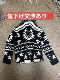 BAYFLOW 星柄 ニット ボタン装飾としても！