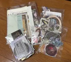 コラージュ素材　紙モノ　シール　ステッカー　まとめ売り　250枚以上おすそ分け③
