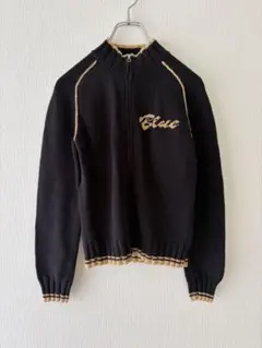 バーバリー ブルーレーベル 金ボタン ケーブルニット カーディガン