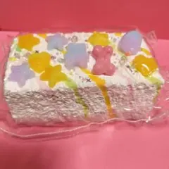 momoco くま ピンク 水色 ゆめかわ 純泥 ケーキ スクイーズ まとめ売り