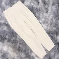 ZARA ザラ（S）テーパードパンツ アイボリー きれいめ ハイウエスト