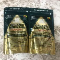 オーガニックマウンテン カフェインレス有機インスタントコーヒー 80g　2袋のサムネイル