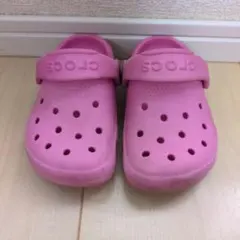 Crocs ベビーサンダル ピンク