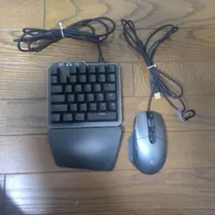 片手用 ゲーミング キーボード マウス 有線 USB FPS ゲーム LED