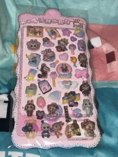 ラブブ　立体シール　ボンボンドロップシール